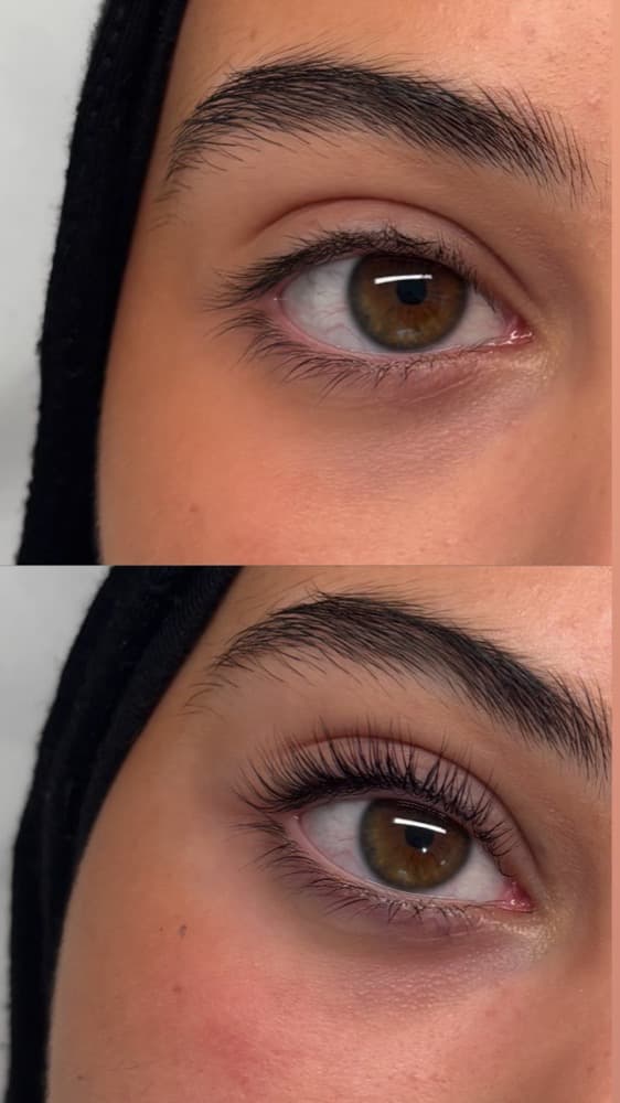 Neat, full brows
